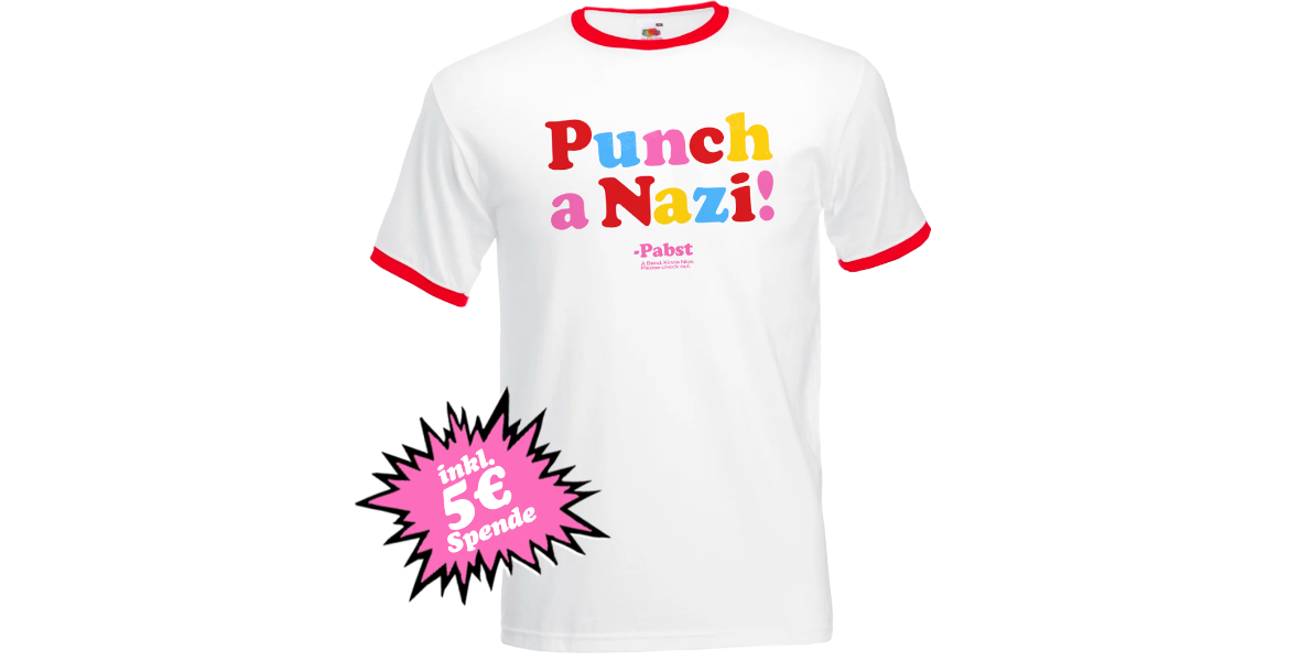  Punch a Nazi: T-Shirt,  